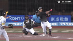 【朗報】ロッテ山口(25)いよいよ完全覚醒か　数字が強打者っぽくなってきた