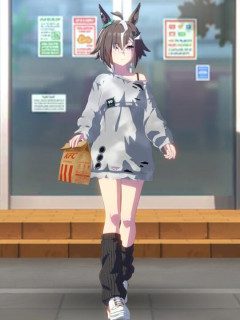 【ウマ娘】エッッッ！？ルラちの私服…これ下履いてなくない！？