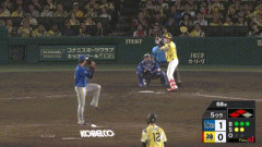 【ジエンゴ】阪神、5回裏無死二三塁から下村の内野ゴロの間に三塁ランナーが生還し同点に追いく！下村はプロ初打点！！！！！【阪神対DeNA12回戦】
