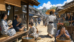 【謎】江戸時代「エアコンなし、冷蔵庫なし、病院も少ない」←こいつらが日本の猛暑を生き抜けた方法ｗｗｗｗｗ