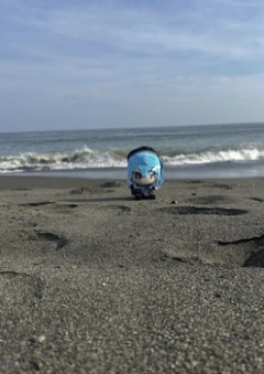 彼女と海きた！！！！！！（※画像あり）