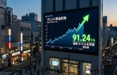 ホルムズ海峡が機能停止、ブレント原油価格が急騰…90ドル突破！