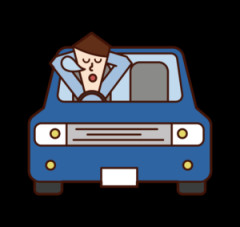 今24時間のスーパーの駐車場で仮眠してたら