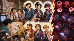 昔のアニメ「両津はラサール石井、剣心は宝塚OG、遊戯はジャニーズでええか！」←今なら絶対炎上するよな