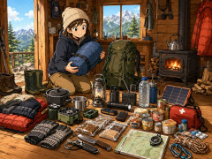 山小屋で1ヶ月ほど暮らすなら持っていくもの