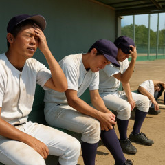 奈良大会、酷暑でアクシデント続出… 異変を訴える選手、足つる選手、体調不良になる選手 日差しが当たるベンチ問題も   #高校野球