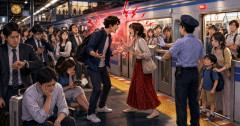【悲報】カップルさん、痴話喧嘩で電車を止めてしまうｗｗｗｗ