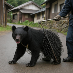 ツキノワグマが集落で捕獲され殺処分 前回捕獲時に“人の怖さ”学ばなかったか 奈良・下北山村   #（・(ｪ)・）