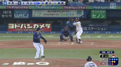 【ヤクルト対中日13回戦】ヤクルト・内山、中日・中西から第4号2ランホームラン！1点差に詰め寄る！！！！！！！！！！！