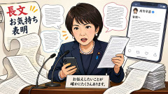 高市早苗さん、長文お気持ち表明へ