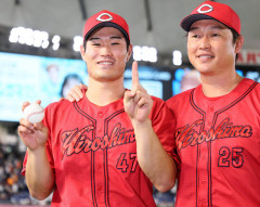 【祝】カープ斉藤優汰、プロ初勝利！持丸×モン2者連続HR！勝田＆名原タイムリー！秋山＆モン猛打賞！【広島6-1巨人/試合結果】