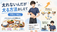 太れないんだが太る方法おしえて