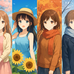 春→夏→（新季節）→秋→冬   #名称募集