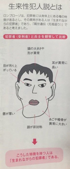 【画像】精神科医「生まれながらの犯罪者はこんな顔をしてます」
