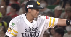山本祐大(27) .340 2本 11打点 OPS.904