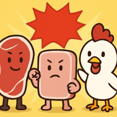 牛・豚・鶏… みんなの「一番好きなお肉」発表！ し烈な “2位争い”、1000人が選んだ頂点が、モ〜気になる   #夏は肉！？