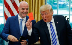 ◆悲報◆トランプ大統領、FIFA・インファンティーノ会長を次期国連事務総長に推薦か