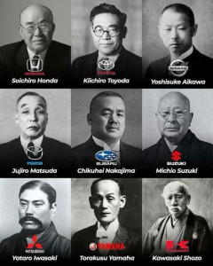 日本の超有名企業の創業者9人の写真が話題に！　海外の反応。