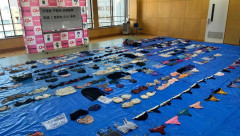 コインランドリーで女性の下着約300点を盗んだ54歳の男を逮捕（※並べ師による展覧会あり）