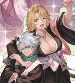 【グラブル】ブリーチコラボガチャキャラの反応 水奥義向けの日番谷&乱菊と通常向けのネリエルが登場