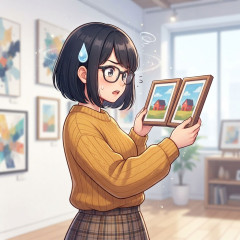 【画像】色弱だと2つの絵が全く同じ色に見えるらしい