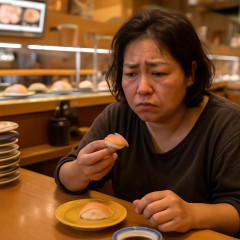 「お金も無いけど腹が減ったけんがしょうがないやん。」 回転寿司店で無銭飲食、４２歳無職女を逮捕   #福岡