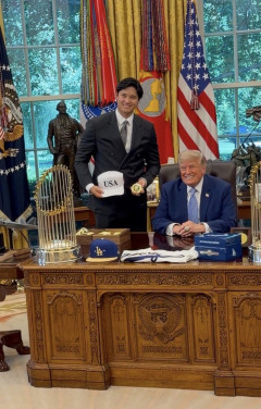 大谷、トランプと満面のツーショット wwwwwwwwwww wwwwwwwwwww wwwwwwwwwww wwwwwwwwwww