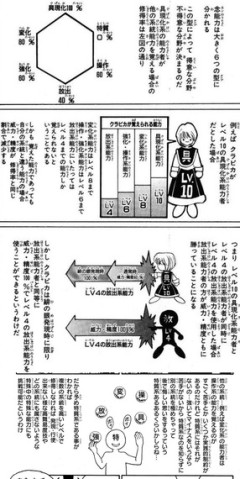 【ハンターハンター】どの系統もLv10まで合計50までいける…？