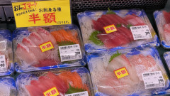 半額のスーパー刺身ゲロマズ🤮