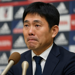 森保監督が会見 異例の半年限定続投を受け胸中「身の引き締まる思い」 涙ぐむ場面も…「日本サッカーのために決断した」   #速報