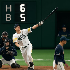 パ･リーグ H 6x-5 B  ホークス連勝 代打・柳田サヨナラ打 オリックス連敗   #野球