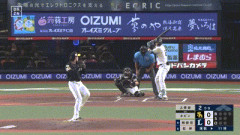 【西武対ソフトバンク15回戦】西武・ネビン、ソフトバンク・上茶谷から三試合連続となる第15号先制ソロホームラン！！！！！！！！！！！！
