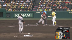 森下翔太、藤浪後遺症か？ インコースのストライクを避けて不服そうな態度