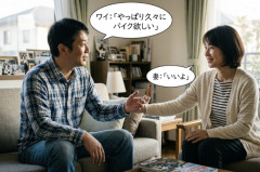 ワイ「やっぱり久々にバイク欲しい」妻「いいよ」