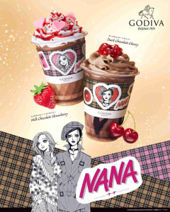 ゴディバ×『NANA』コラボ始動　ナナ＆ハチをイメージしたショコリキサーにタンブラーやアイスセットも登場