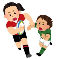 【悲報】女子ラグビー選手、ピチピチユニフォームでお胸を強調してしまうｗｗｗ
