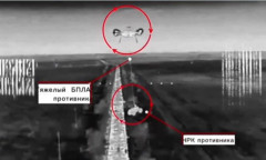 ウクライナの重ドローンが爆発物を搭載した地上ロボットを空輸し作戦に投入！