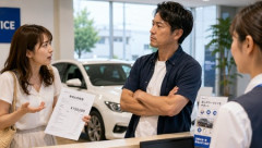 【自動車】車検15万円のディーラーに出すと言い張る夫と口論に　「他でやれば安く済む」と言っても「安心料だ」と言って聞いてくれません…