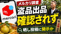 【速報】メルカリ、梨の盗難報道を受け出品状況を調査→現時点で盗品出品は確認されず 犯人だと晒していたメルカリ出品者は警察相談検討で開示多数か
