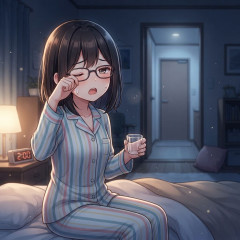 睡眠導入剤を飲んでも夜中の2時頃目を覚ましてトイレ行く。ダルい。