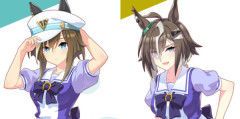 【ウマ娘】シュヴァち　ルラち　似てる