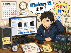 そろそろPC買い換えようと思うんだがWindows12ってまだ発売されないかな？