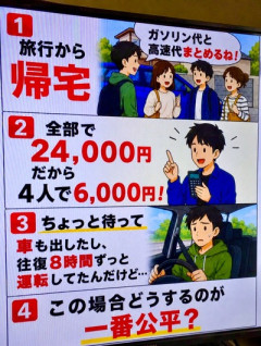 【画像】誰がいくら払う？
