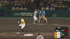 【阪神対巨人16回戦】巨人が４回表に逆転！佐々木俊輔が勝ち越しタイムリーツーベース！続く石塚が２点タイムリー！！！！！！！！！！