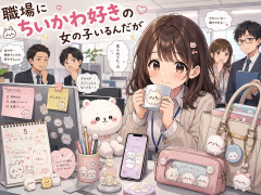 職場にちいかわ好きの女の子いるんだが