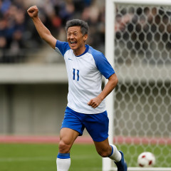 59歳 キングカズ・三浦知良、4年ぶりに公式戦でゴール！ 先発出場、後半7分に決める… 天皇杯予選決勝   #サッカー |  動画来てたぞ