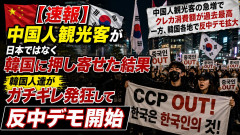 【速報】中国人観光客が日本ではなく韓国に押し寄せた結果、韓国人達がガチギレ発狂して反中デモ開始