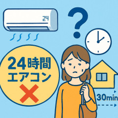 「24時間エアコンつけっぱなし」は本当に安い？ 何分までの外出なら“つけっぱなし”が得なのか