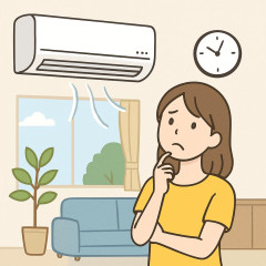 「24時間エアコンつけっぱなし」は本当に安い？ 何分までの外出なら“つけっぱなし”が得なのか ]   |  夏場は一部屋だけエアコン付けっぱなし