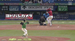 【ヤクルト対広島17回戦】広島・ファビアン、ヤクルト・吉村から第13号ソロホームラン！リードを3点に広げる！！！！！！！！！！！！
